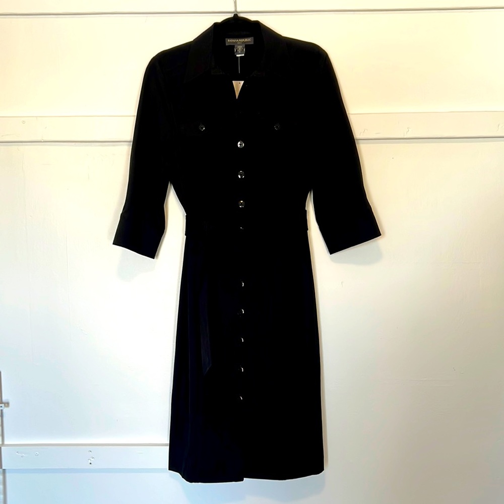 NWT Black Banana Republic Shirt Dress
